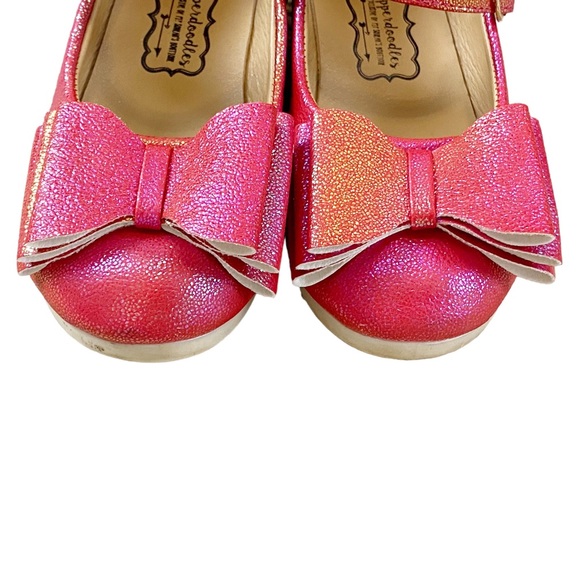 Pipperdoodles Girls Pink Shimmer Velcro Strap Sz 13/30 - fits like 11T - Picture 8 of 11